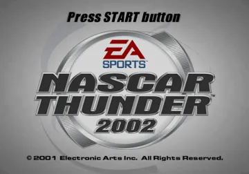 NASCAR Thunder 2002 screen shot title